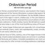 Ohio's Fossil Record - Ordovician text