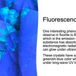 Fluorescence in fluorite